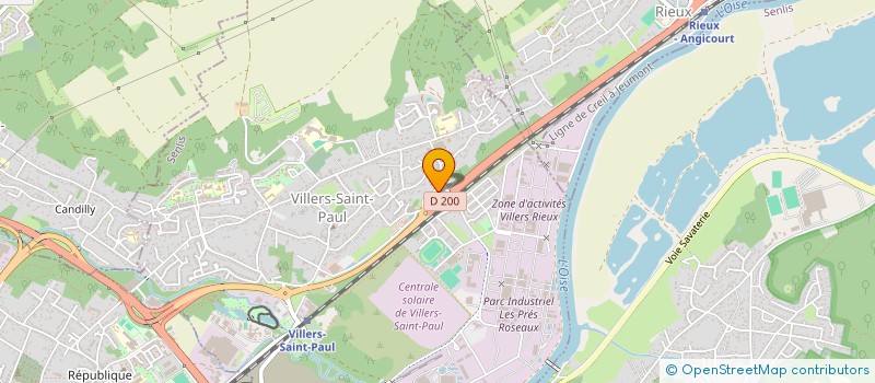 localisation de l'entreprise LEABI à VILLERS ST PAUL
