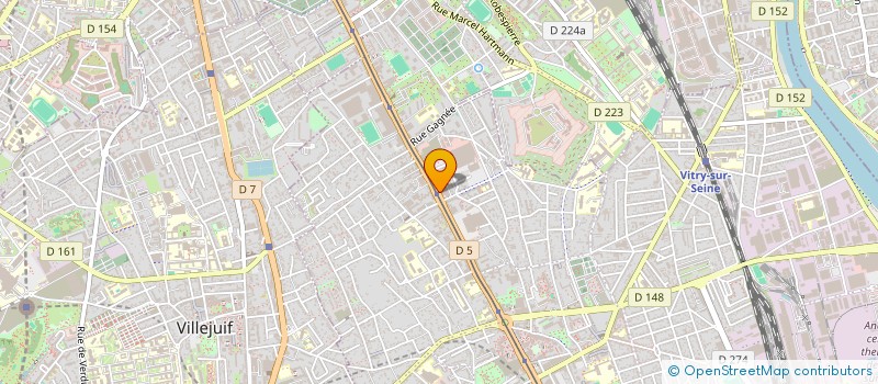 localisation de l'entreprise LEABON à VITRY-SUR-SEINE