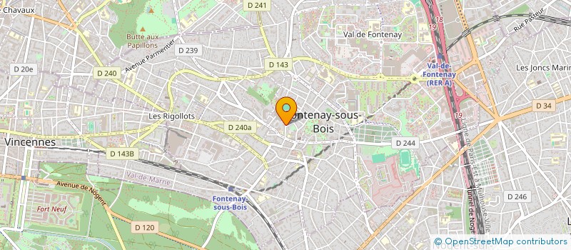 localisation de l'entreprise LEACELNET à FONTENAY-SOUS-BOIS