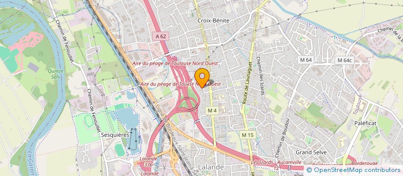 localisation de l'entreprise LEACOM  TOULOUSE