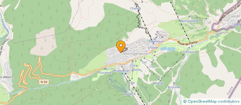 localisation de l'entreprise LEAD ACADEMY  MONTGENEVRE