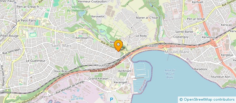 localisation de l'entreprise LEAD AES à BREST