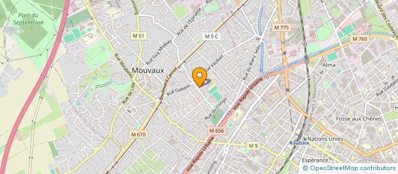 localisation de l'entreprise LEAD AUDIT & CONSEIL à MOUVAUX