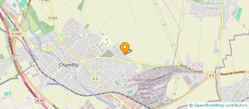 localisation de l'entreprise LEAD EURL  CHAMBLY