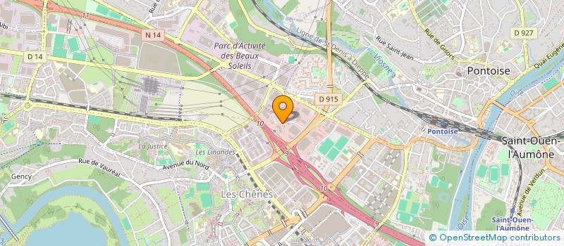 localisation de l'entreprise LEAD INFO  PONTOISE