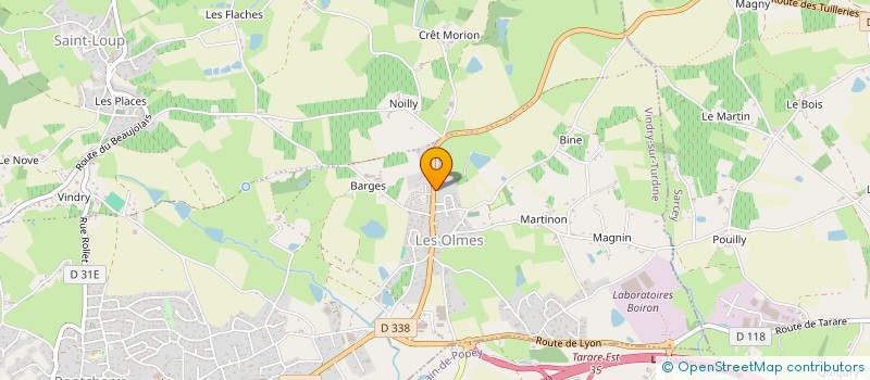 localisation de l'entreprise LEAD INVESTISSEMENTS  VINDRY-SUR-TURDINE