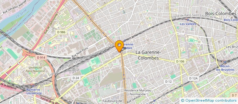 localisation de l'entreprise LEAD PANDA  LA GARENNE-COLOMBES