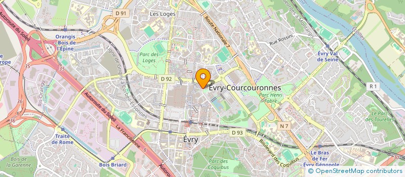localisation de l'entreprise LEAD PORTAGE à EVRY-COURCOURONNES