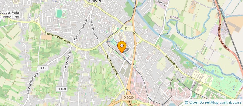 localisation de l'entreprise LEAD TECH à FLEURY-LES-AUBRAIS