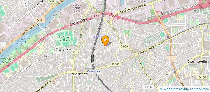 localisation de l'entreprise LEAD'UP  COLOMBES