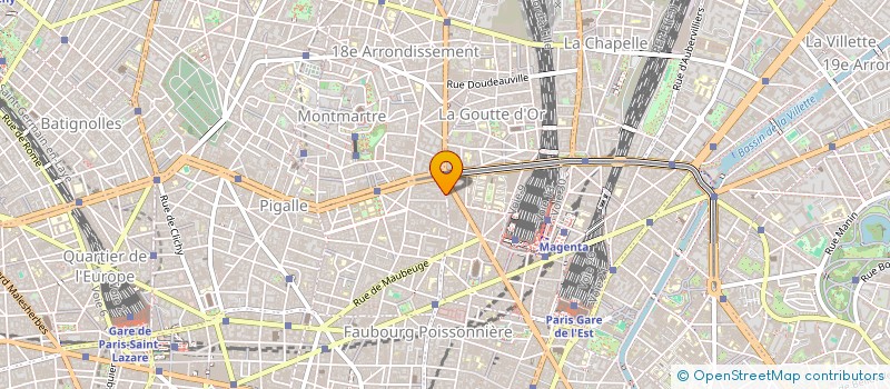 localisation de l'entreprise LEAD WITH ATTITUDE  PARIS 09