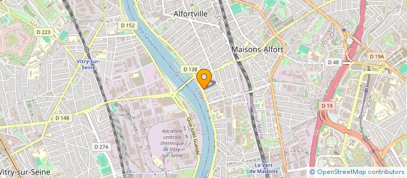 localisation de l'entreprise LEADA à ALFORTVILLE