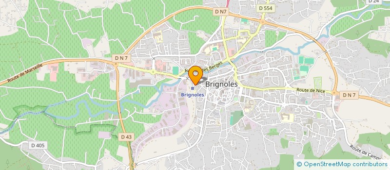 localisation de l'entreprise LEADE à BRIGNOLES