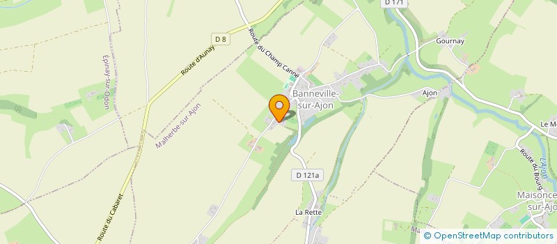 localisation de l'entreprise LEADE  MALHERBE-SUR-AJON