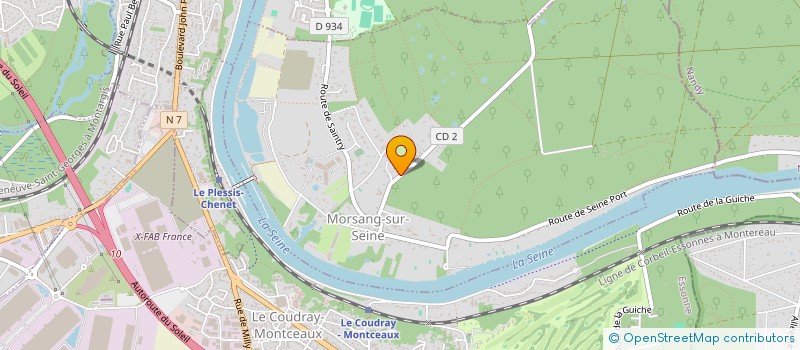 localisation de l'entreprise LEADE  MORSANG-SUR-SEINE