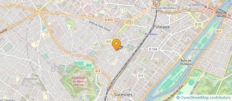 localisation de l'entreprise LEADEALINK à SURESNES