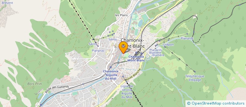 localisation de l'entreprise LEADER à CHAMONIX-MONT-BLANC
