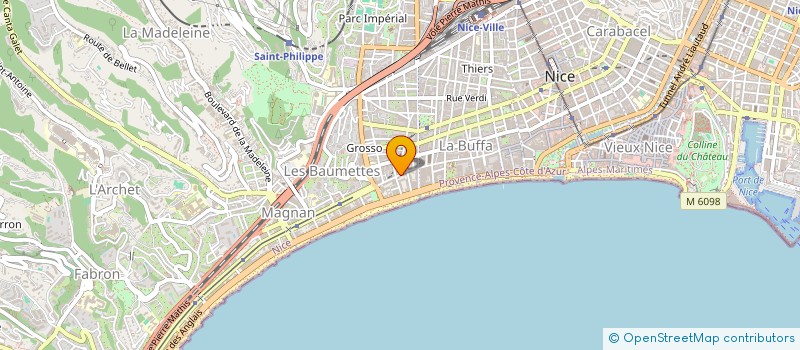 localisation de l'entreprise LEADER à NICE