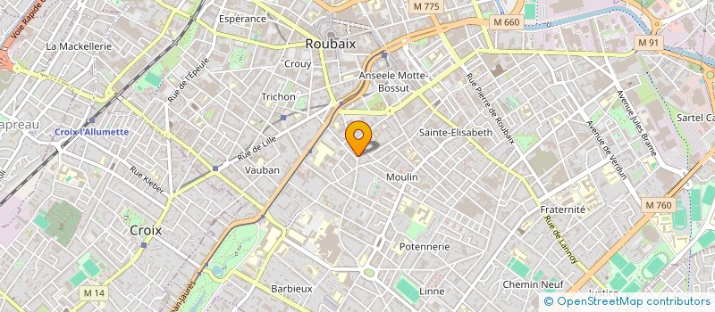 localisation de l'entreprise LEADER AUTO à ROUBAIX