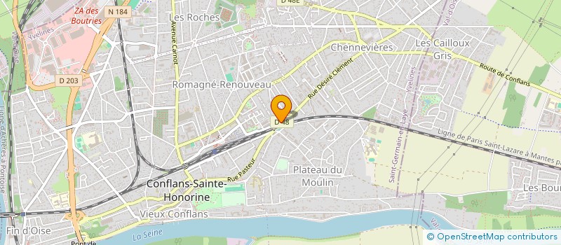 localisation de l'entreprise LEADER AUTO  CONFLANS-SAINTE-HONORINE