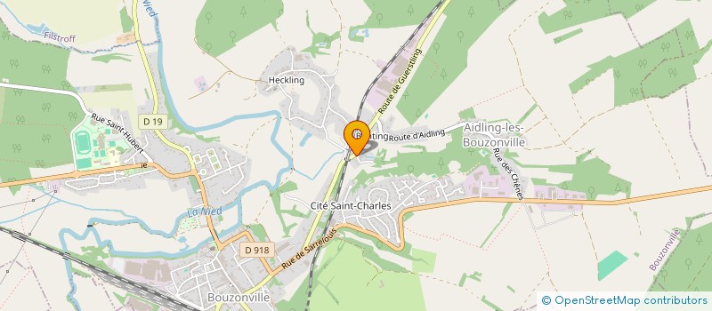 localisation de l'entreprise LEADER AUTO  BOUZONVILLE