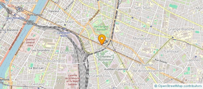 localisation de l'entreprise LEADER AUTOMOBILE SARL à LYON