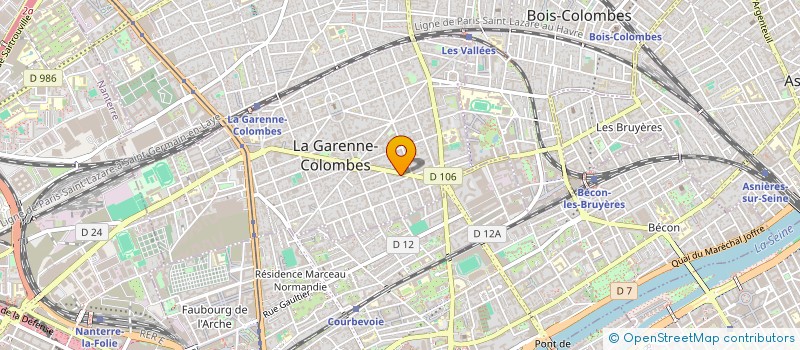 localisation de l'entreprise LEADER BAT à LA GARENNE-COLOMBES