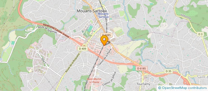 localisation de l'entreprise LEADER BAT à MOUGINS