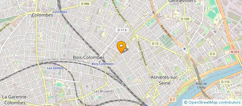 localisation de l'entreprise LEADER BTP à ASNIERES-SUR-SEINE