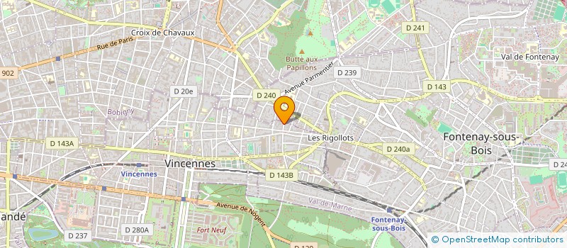 localisation de l'entreprise LEADER BUREAUTIQUE à VINCENNES
