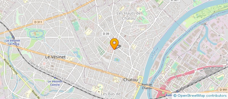 localisation de l'entreprise LEADER CAR  CHATOU