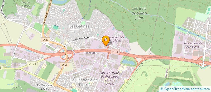 localisation de l'entreprise LEADER CARROSSERIES à PLAISIR