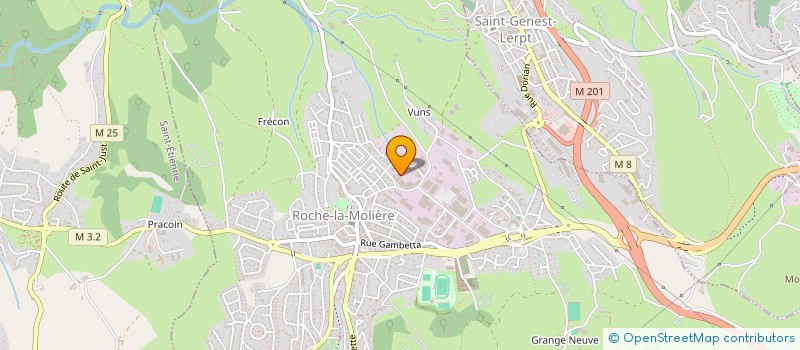 localisation de l'entreprise LEADER CHAPES  ROCHE-LA-MOLIERE