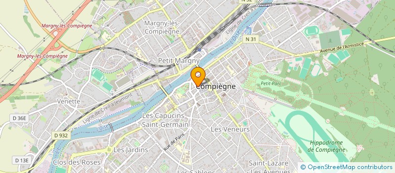 localisation de l'entreprise LEADER COM à COMPIEGNE