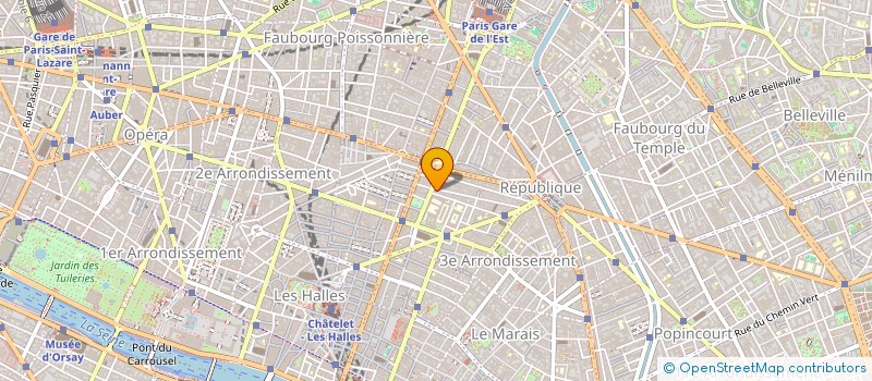 localisation de l'entreprise LEADER COM à PARIS