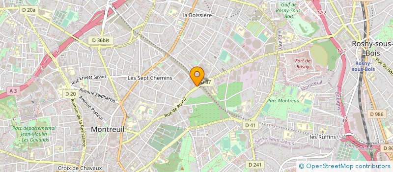 localisation de l'entreprise LEADER CONCEPT à MONTREUIL