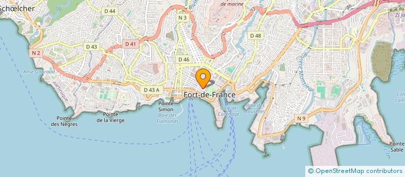 localisation de l'entreprise LEADER CONDUITE EJ PLUS  FORT-DE-FRANCE