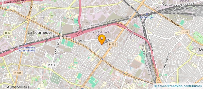 localisation de l'entreprise LEADER DEMENAGEMENT à LA COURNEUVE