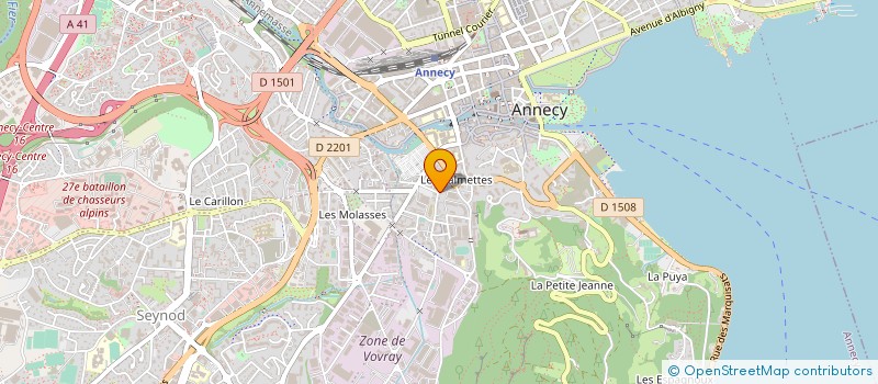 localisation de l'entreprise LEADER DIAGNOSTICS  ANNECY