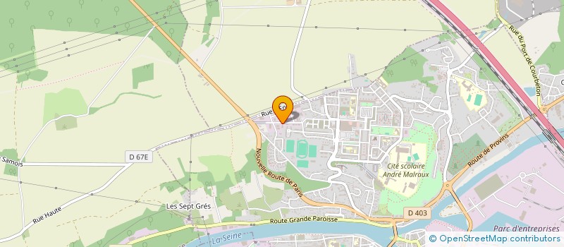 localisation de l'entreprise LEADER DISCOUNT FGMR  MONTEREAU-FAULT-YONNE