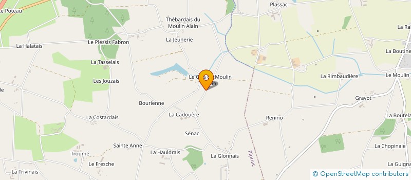 localisation de l'entreprise LEADER DRIVE  PIPRIAC