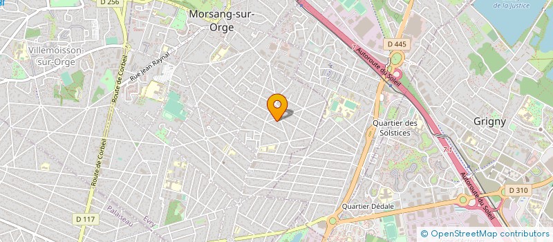 localisation de l'entreprise LEADER ECHAFAUDAGES à MORSANG-SUR-ORGE