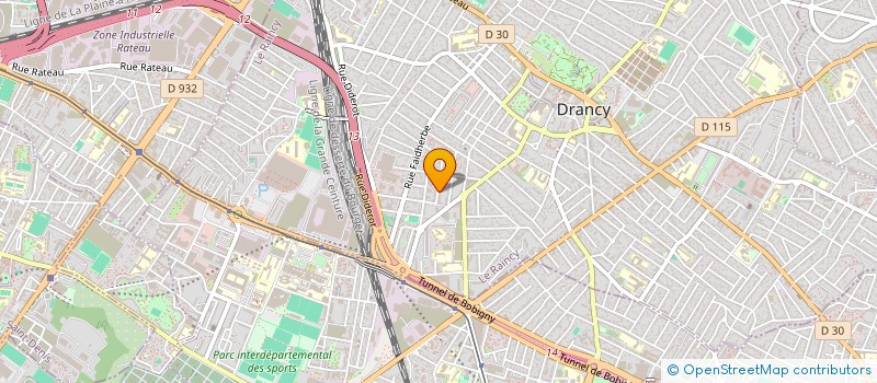 localisation de l'entreprise LEADER FAB à DRANCY