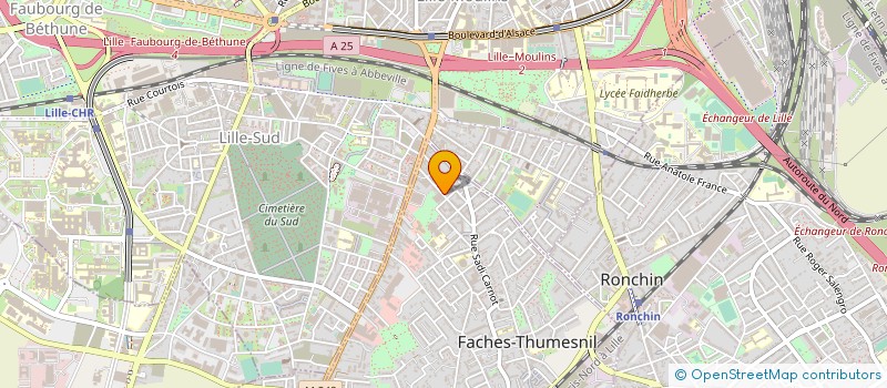 localisation de l'entreprise LEADER FORMATION à FACHES-THUMESNIL