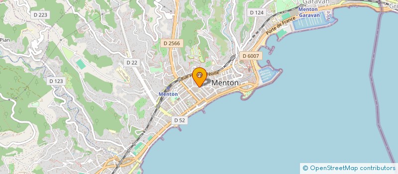 localisation de l'entreprise LEADER FRUIT à MENTON