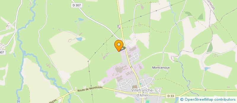 localisation de l'entreprise LEADER IMPRESS  VILLEFRANCHE D'ALLIER