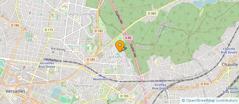 localisation de l'entreprise LEADER INTER SECURITE CYNOPHILIE à VERSAILLES