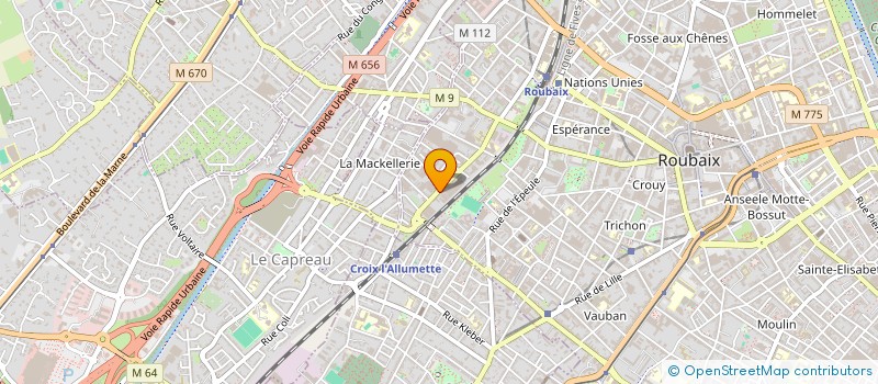 localisation de l'entreprise LEADER KEBAB DISTRIBUTION à ROUBAIX