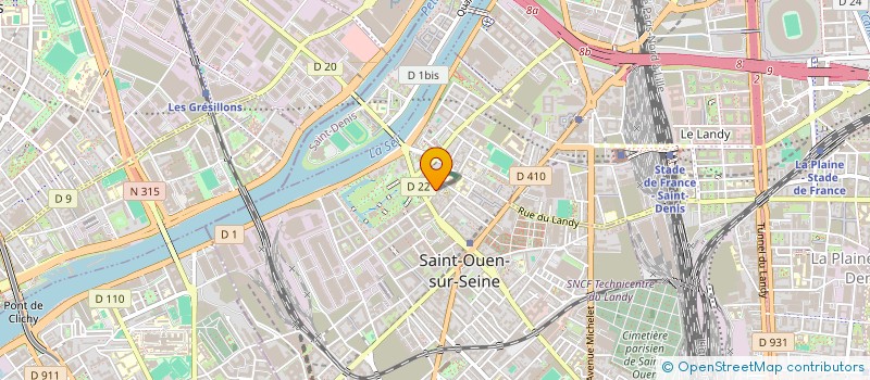 localisation de l'entreprise LEADER MENAGER à SAINT-OUEN-SUR-SEINE