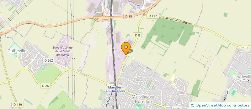 localisation de l'entreprise LEADER MEUBLES à MAROLLES-EN-HUREPOIX